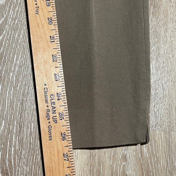 Banana Republic Sloan‎ Fit Women's Khaki Straight Leg Ankle Pants Size 6 EUC - Picture 8 of 9